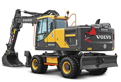 volvo wheeled excavator models